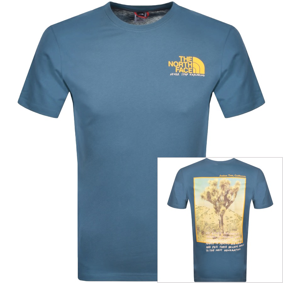 Alternative Image for ProductThe North Face Logo T Shirt Blue1